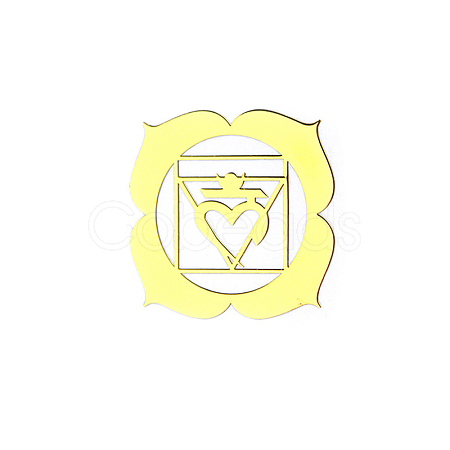 Chakra Brass Self Adhesive Decorative Stickers WG60667-30-1