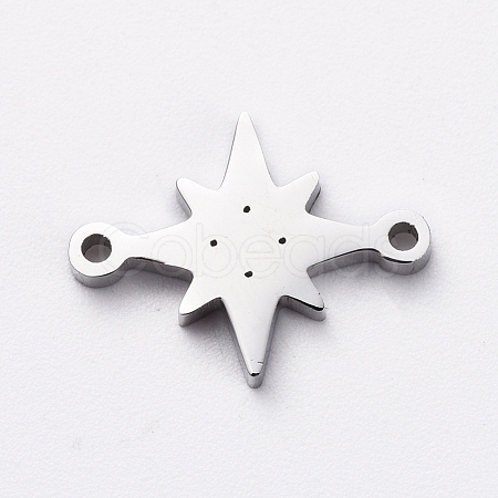 Tarnish Resistant 304 Stainless Steel Links connectors for Jewelry Making X-STAS-G215-30P-1