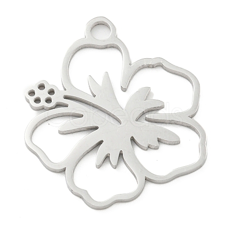 Non-Tarnish 304 Stainless Steel Pendants STAS-B056-17P-03-1