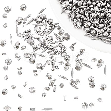 304 Stainless Steel with 201 Stainless Steel Polished Beads STAS-WH0016-05P-1