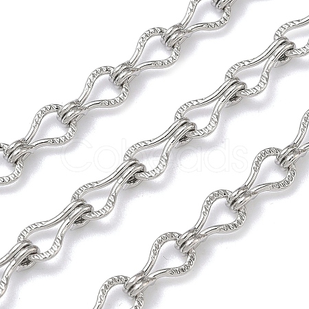 Brass Textured Twist Link Chains CHC-H116-05P-1