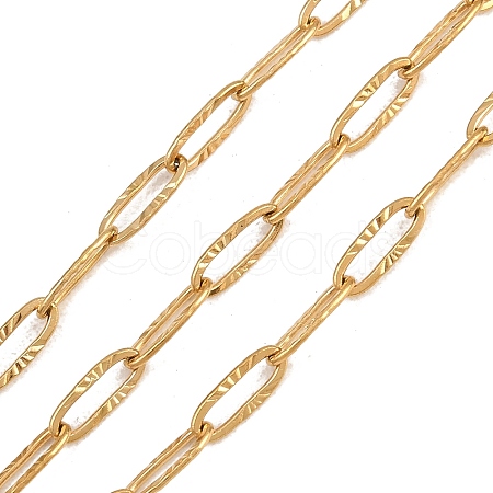 304 Stainless Steel Textured Cable Chains CHS-H118-11G-1