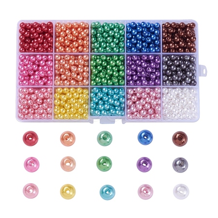 Imitation Pearl Acrylic Beads OACR-X0006-20-6mm-1