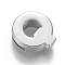 Alloy Slide Charms, Letter Q, 12x13x4mm, Hole: 1.5x8mm