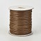 Eco-Friendly Korean Waxed Polyester Cord, Camel, 0.5mm, about 169.51~174.98 Yards(155~160m)/Roll