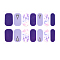 Full Cover Nombre Nail Stickers, Self-Adhesive, for Nail Tips Decorations, Colorful, 24x8mm, 14pcs/sheet