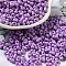 Baking Paint Glass Seed Beads, Peanut, Lilac, 5.5~6x3~3.5x3mm, Hole: 1~1.2mm, about 4000pcs/pound