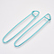 Aluminum Stitch Holder, Dark Turquoise, 120x19x8mm, Pin: 1.5mm