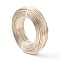 Aluminum Wire, Bendable Metal Craft Wire, Flexible Craft Wire, for Beading Jewelry Craft Making, Champagne Gold, 15 Gauge, 1.5mm, 100m/500g(328 Feet/500g)