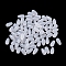 Opaque Acrylic Beads, Teardrop, WhiteSmoke, 7.5x4mm, Hole: 1.2mm