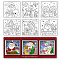 PVC Plastic Stamps, for DIY Scrapbooking, Photo Album Decorative, Cards Making, Stamp Sheets, Snowman, 16x11x0.3cm