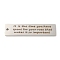 Non-Tarnish 201 Stainless Steel Big Pendants, Message Charms, Rectangle with Word Charms, Stainless Steel Color, 50x12x1.5mm, Hole: 2mm