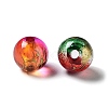 Two Tone Transparent Acrylic Beads OACR-Z013-34-2