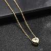 304 Stainless Steel Pendant Necklaces NJEW-O108-14G-4