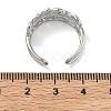 304 Stainless Steel Cuff Open Rings for Women RJEW-L341-02C-P-5