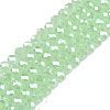 Electroplate Glass Beads Strands EGLA-A044-J4mm-A01-1