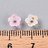 Frosted Transparent Acrylic Beads X-OACR-N137-72B-4