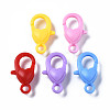 Opaque Acrylic Lobster Claw Clasps X-SACR-T358-06-2