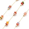 Handmade Chips Natural Shell Beaded Chains CHS-P019-02G-A-1