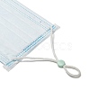 PVC Plastic Cord Lock for Mouth Cover KY-K011-07-4