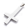 Non-Tarnish 304 Stainless Steel Saint Peter's Cross Big Pendants X-STAS-L218-04P-2
