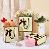 Rectangle Paper Gift Storage Bags with Handle CARB-WH0017-13B-4