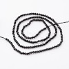 Natural Black Spinel Beads Strands X-G-K127-05F-2mm-2
