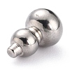 Non-Tarnish 304 Stainless Steel Beads X-STAS-B011-05B-P-4