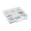 80Pcs 8 Colors Electroplate Transparent Glass Beads EGLA-FS0002-65-7