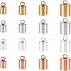 32Pcs 16 Style Ion Plating(IP) 304 Stainless Steel Cord Ends STAS-UN0027-89-1