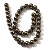 Natural Pyrite Beads Strands G-H059-A01-03-2