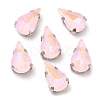 Mocha Fluorescent(MI) Teardrop Sew on Rhinestone GGLA-M006-01A-P02-1