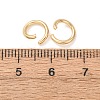 Brass Open Jump Rings KK-G604-08G-12-4