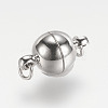 Brass Magnetic Clasps with Loops X-KK-MC021-N-NF-1