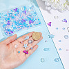 Transparent Spray Painted Glass & Acrylic Beads Findings Kits FIND-HY0004-64A-3
