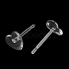 Resin Stud Earring Findings X1-FIND-H046-07-3