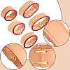 5Pcs 5 Styles Cowhide Sew on Leather Belt Loop for Bag Strap FIND-CL0001-74B-6