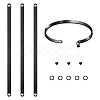 DIY Cuff Bangle Making Kits DIY-TA0014-48A-1