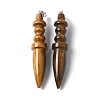 Natural Tiger Eye Pendants G-C187-02A-1