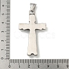 316 Surgical Stainless Steel Pendants STAS-Z073-72AS-01-3