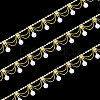 Glass Rhinestone Cup Chains CH-WH0014-01G-1