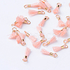 Polycotton(Polyester Cotton) Tassel Pendant Decorations X-OCOR-S102-11-1
