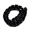 Natural Black Stone Beads Strands G-T138-88-2