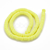 Handmade Polymer Clay Bead Strands CLAY-T002-6mm-60-2
