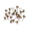 Brass Ball Post Ear Studs EC254-NFAB-1