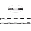 304 Stainless Steel Paperclip Chains CHS-O010-01EB-4