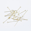 Brass Eye Pin KK-G331-09-0.5x25-NF-1