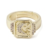Brass Adjustable Rings RJEW-K257-79G-2