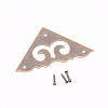 Zinc Alloy Box Corner Protectors FIND-WH0058-07-1