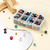 360Pcs 5 Styles Handmade Lampwork Beads LAMP-LS0001-03-6